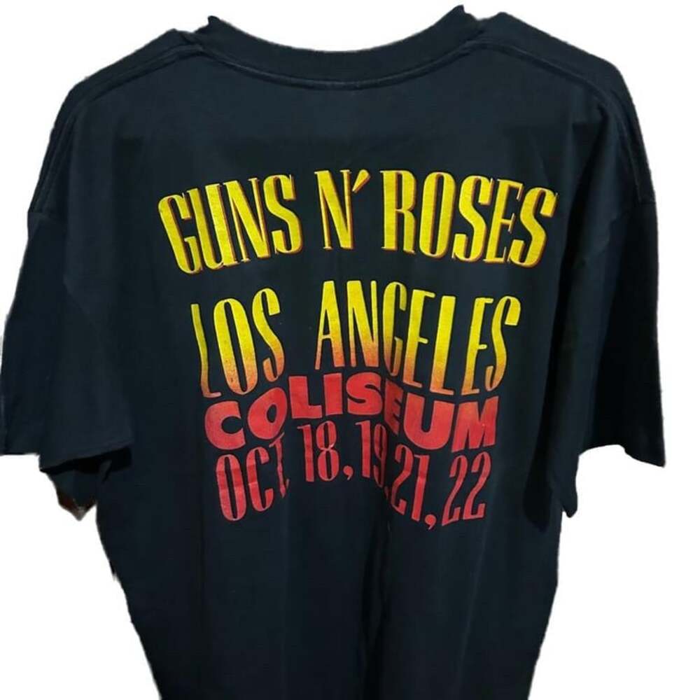 Vintage 1989 Guns N' Roses 'Stoned in LA' Concert T-Shirt